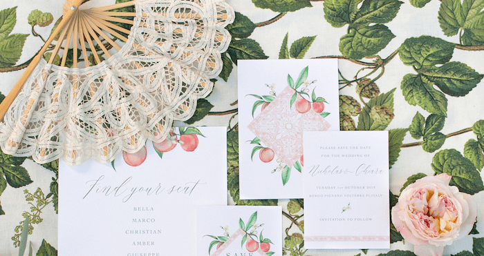 Wedding memorabilia and leaflets