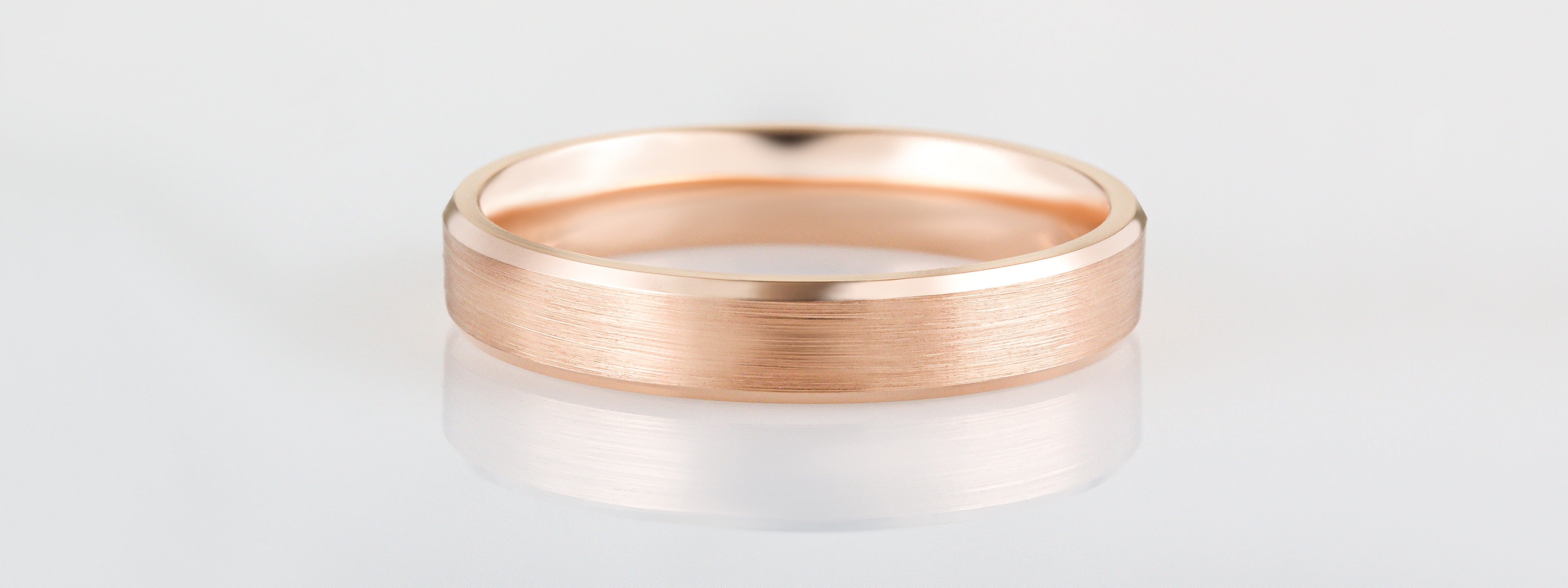 Men's Rose Gold Wedding Rings - The London Victorian Ring Co