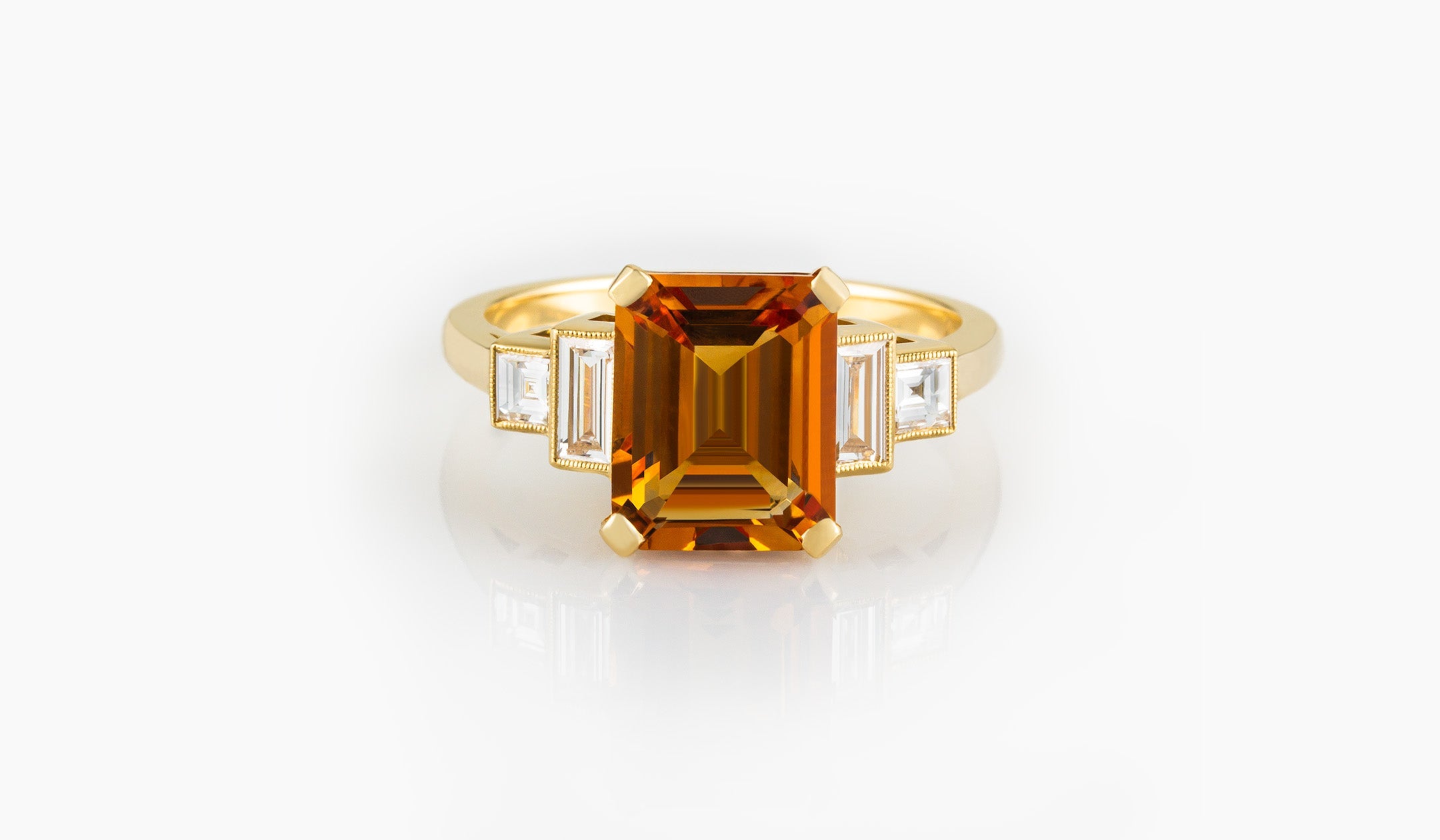 Citrine Rings - The London Victorian Ring Co
