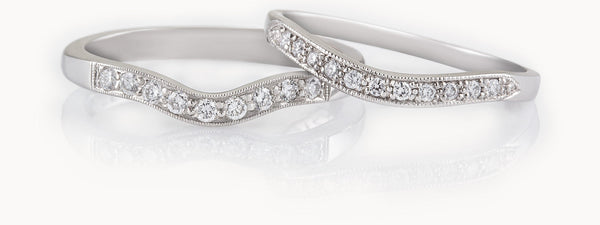 Platinum Wedding Rings for Women - The London Victorian Ring Co