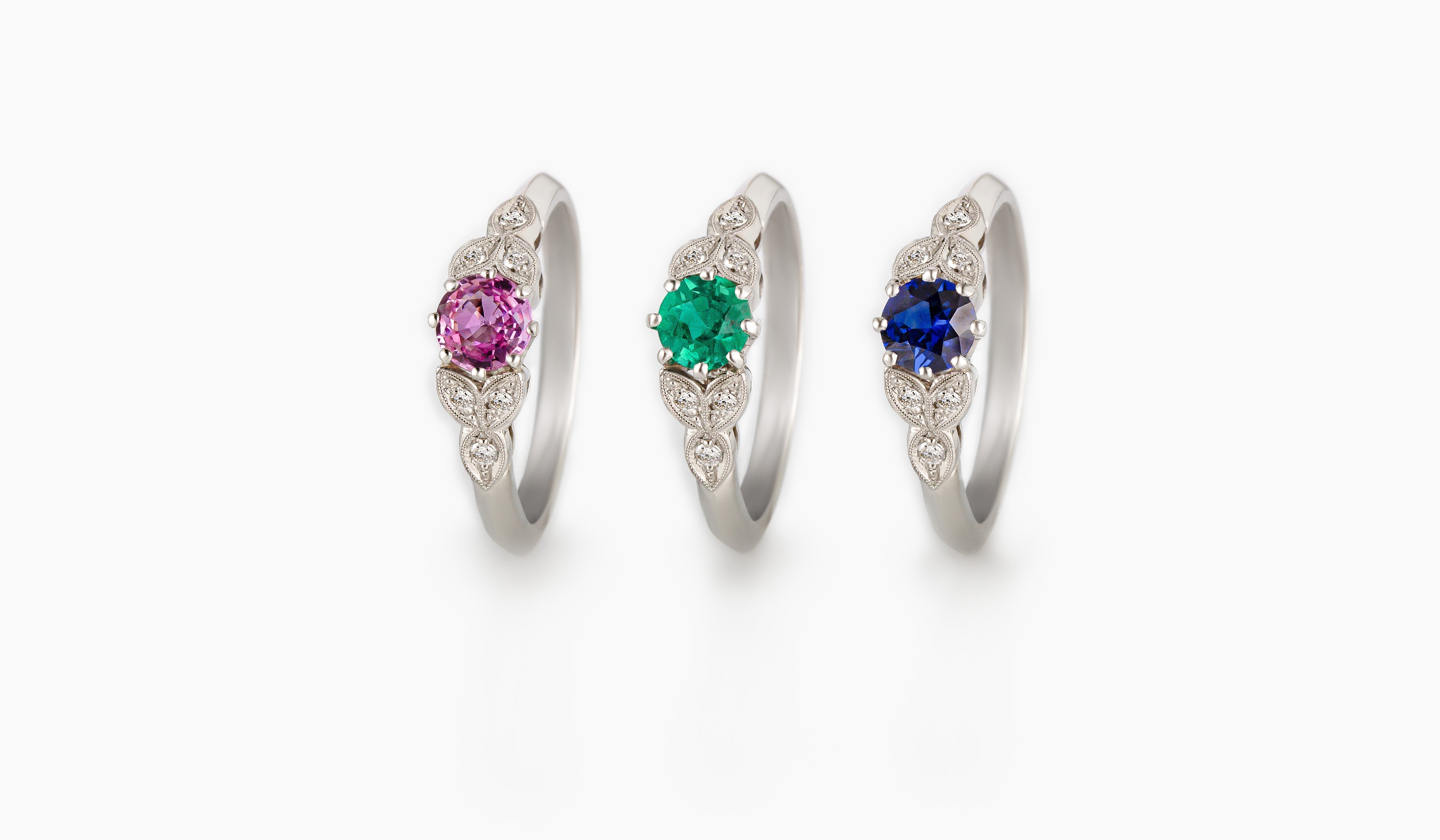 Flower Rings | Engagement, Wedding, Diamond | UK London Hatton Garden ...