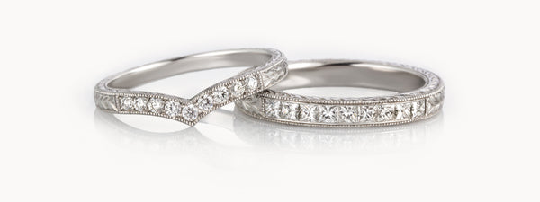 Diamond Wedding Rings - The London Victorian Ring Co