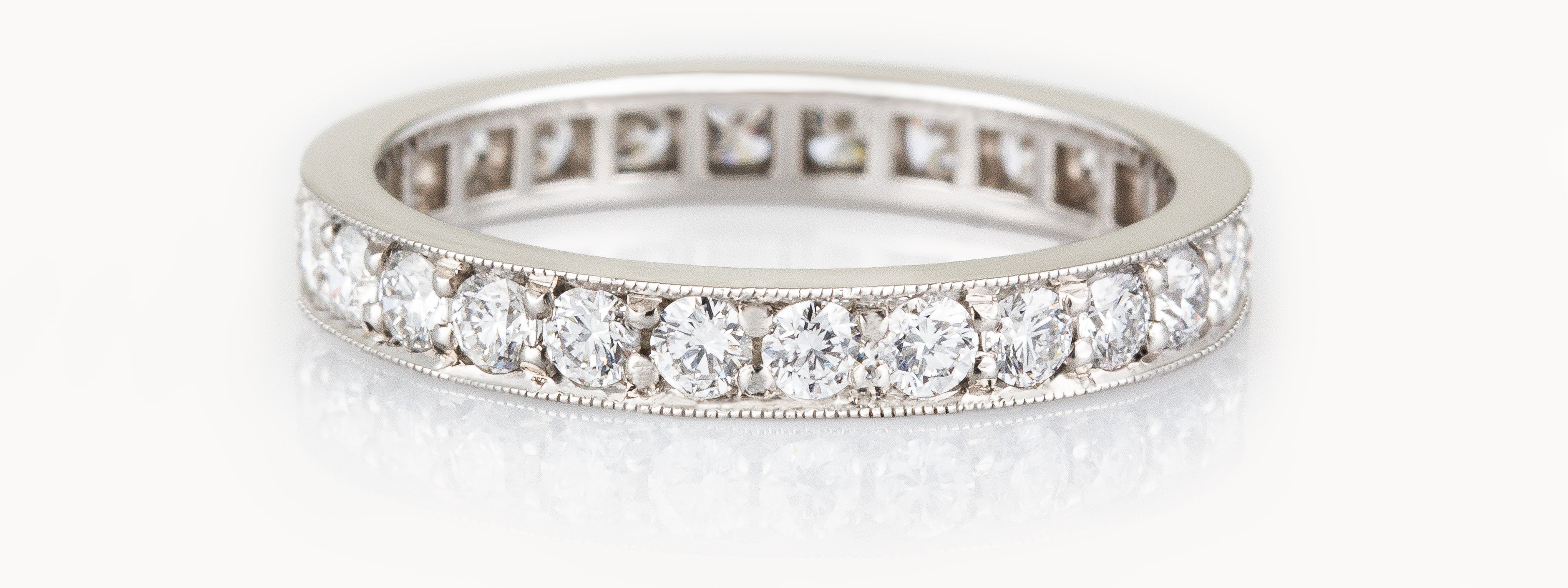 White Gold Wedding Rings for Women - The London Victorian Ring Co