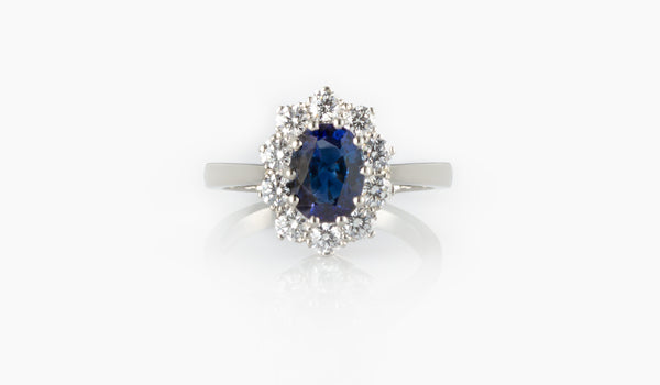 Sapphire Engagement Rings - The London Victorian Ring Co