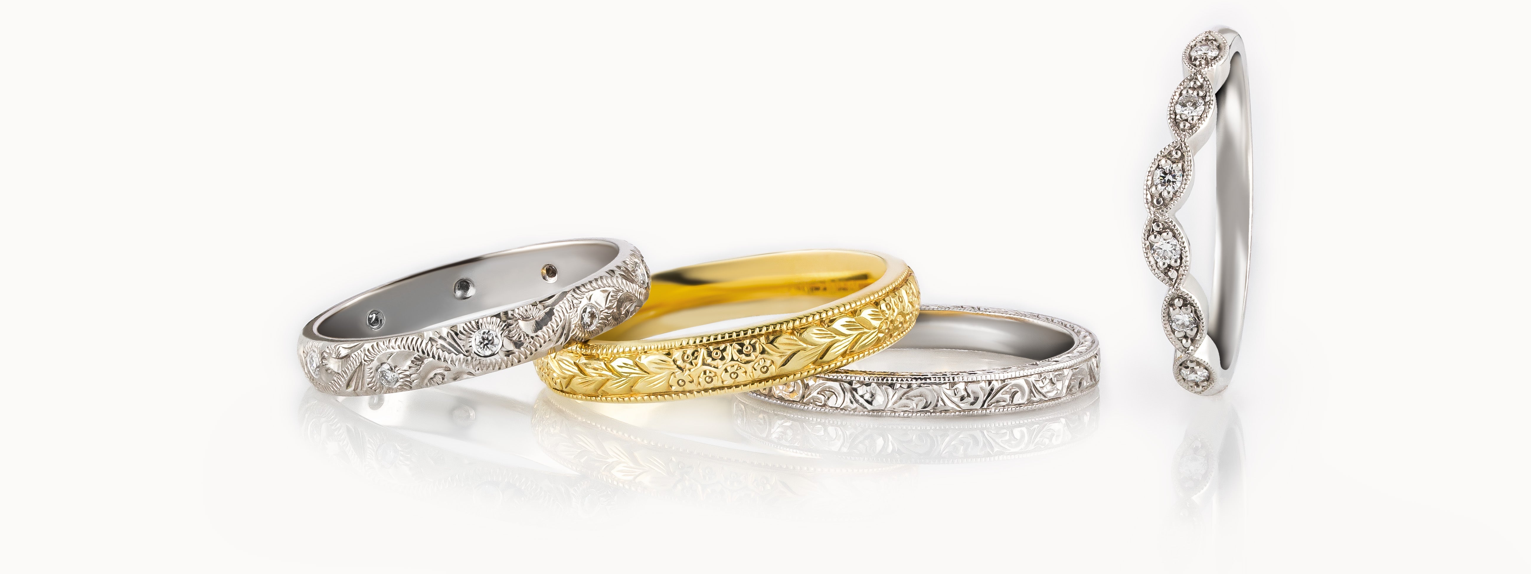 Women's Vintage Wedding Rings - The London Victorian Ring Co