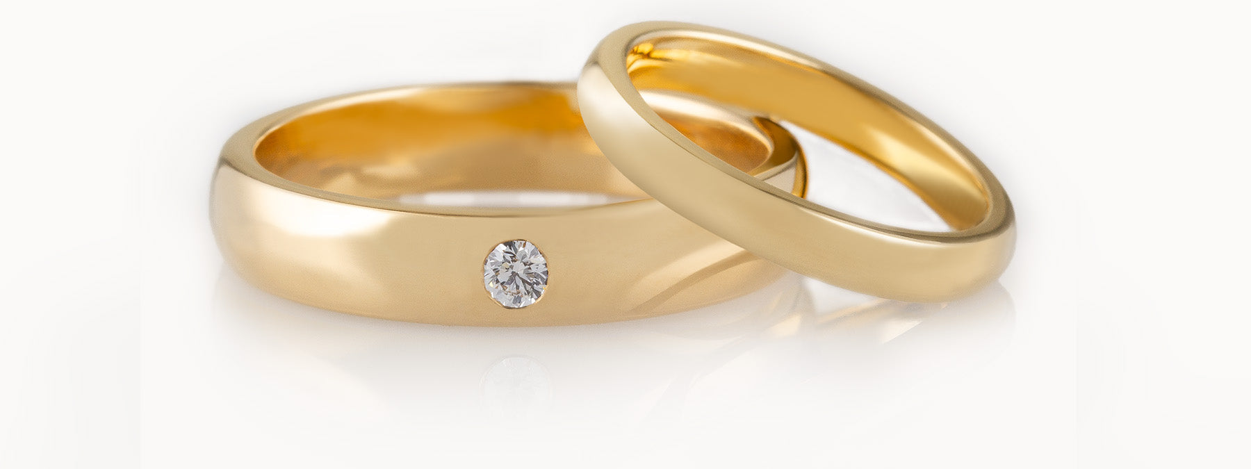 Men's Yellow Gold Wedding Rings - The London Victorian Ring Co
