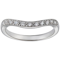 11 diamond shaped platinum band