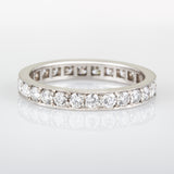 3mm white gold diamond full eternity ring