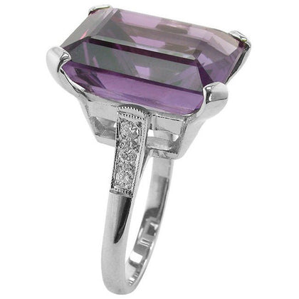 Large amethyst ring UK