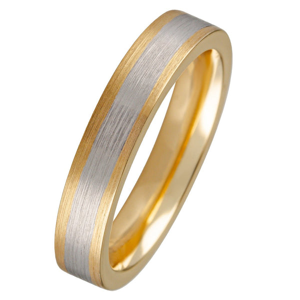Men's Two Tone Wedding Rings | Multi Metal | London Victorian Ring Co ...