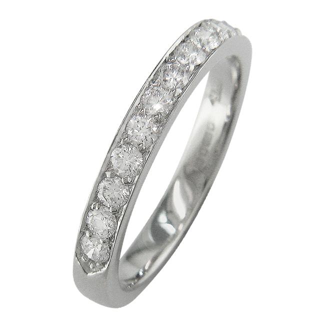 Vintage diamond wedding ring white gold