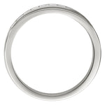half eternity ring with baguette-cut diamonds. Made in London