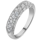 Bespoke Old Cut Diamond Wedding Ring in Platinum with Engraving