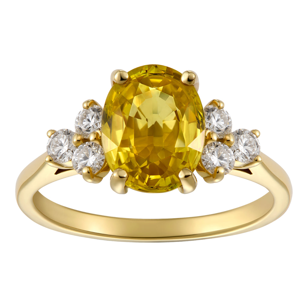 Yellow Sapphire Ring Hatton Garden, UK London Victorian Ring The — free download