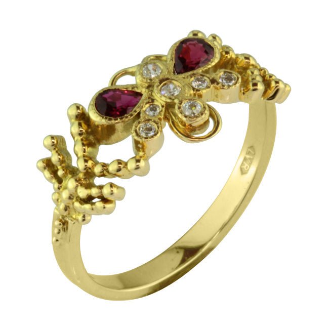 Vintage butterfly ring UK