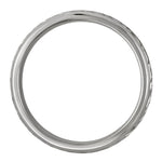 5mm hand engraved leaf wedding band. Made in Hatton Garden