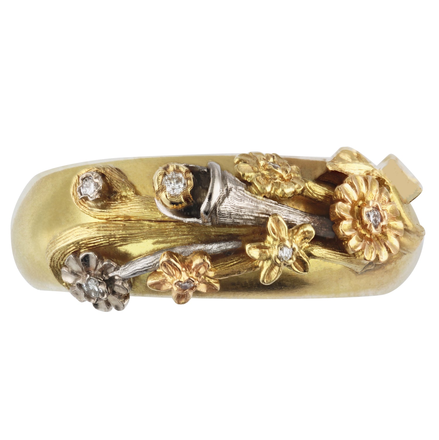 Unique handmade flower ring
