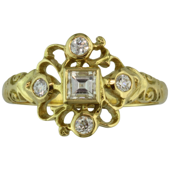 Georgian style diamond ring