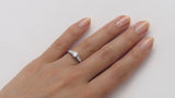 Art Deco engagement ring video on hand