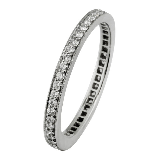2 mm Diamond Eternity Ring in Platinum
