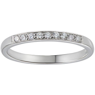 2mm white gold diamond wedding ring