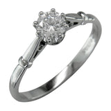 Edwardian vintage style engagement ring
