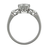 Architectural platinum ring side view