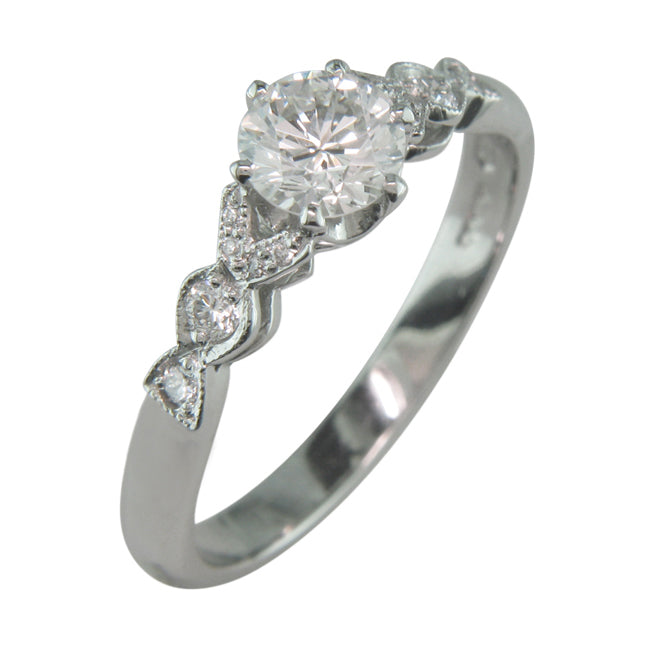Vintage jewellery collection engagement ring in UK.