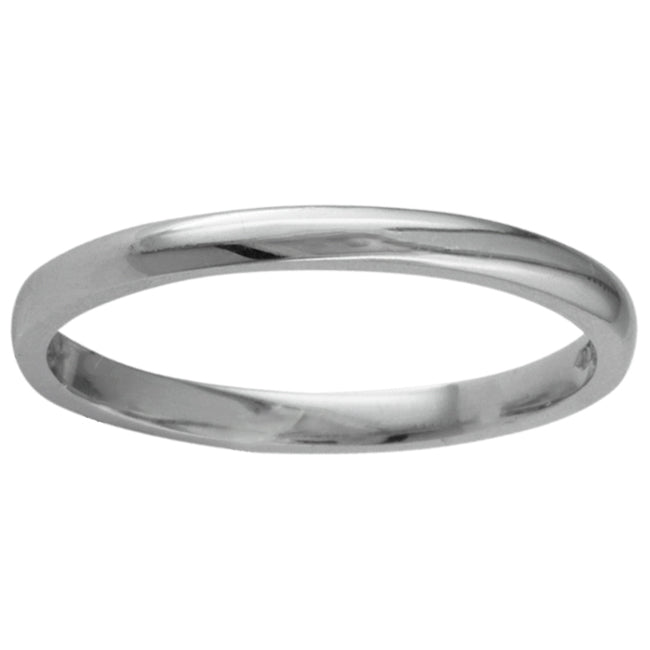 D shape 2mm wedding ring