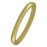 Slim Yellow Gold Wedding Ring