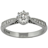 Art Deco Style Engagement Ring Model 3815