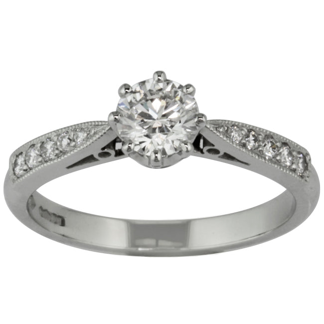 Art Deco Style Engagement Ring Model 3815