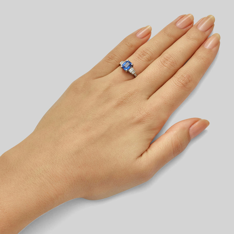 Unique Sapphire Engagement Ring | Barkev's