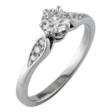 Edwardian solitaire diamond ring
