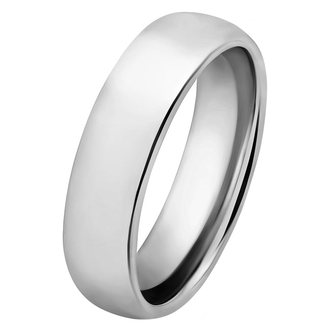 6mm platinum court wedding ring
