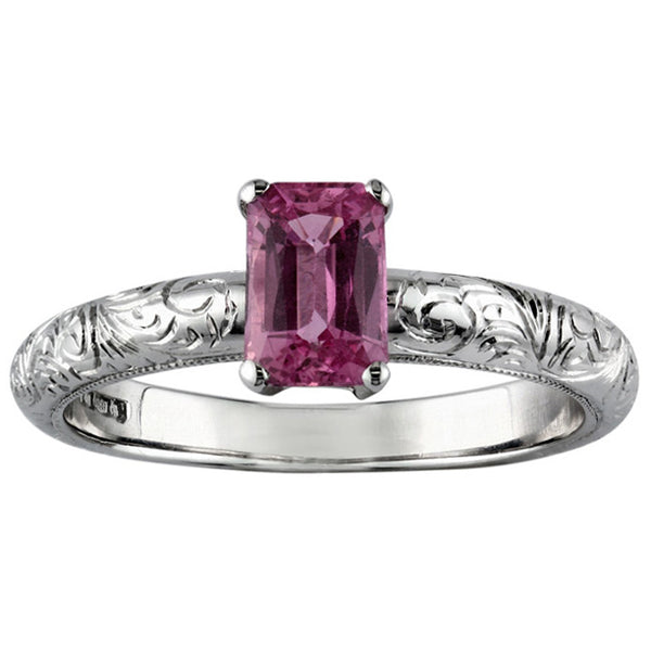 Pink sapphire ring UK
