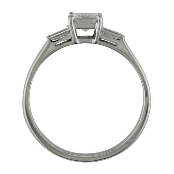 Art Deco Asscher Cut Diamond Ring