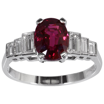 Xiaomei Dazzling Women Fashion Natural Ruby Diamond Engagement Antique Ring  Valentine's Festival Gifts Ruby Diamond Ring US Size 6-10 (US 7) :  Amazon.in: Jewellery
