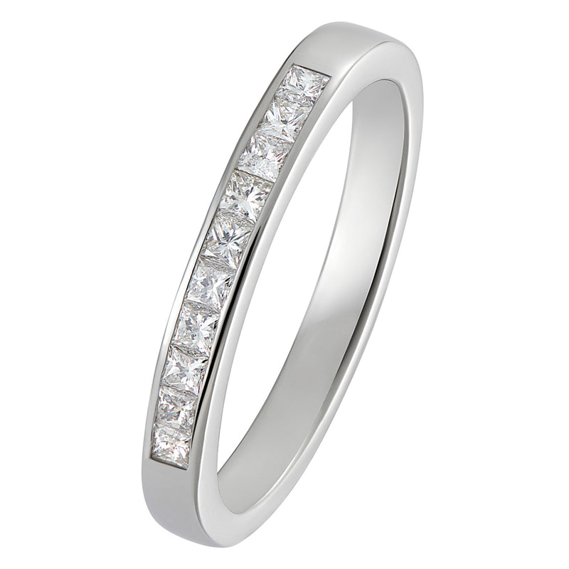Princess Cut Diamond Wedding Ring or Eternity Ring