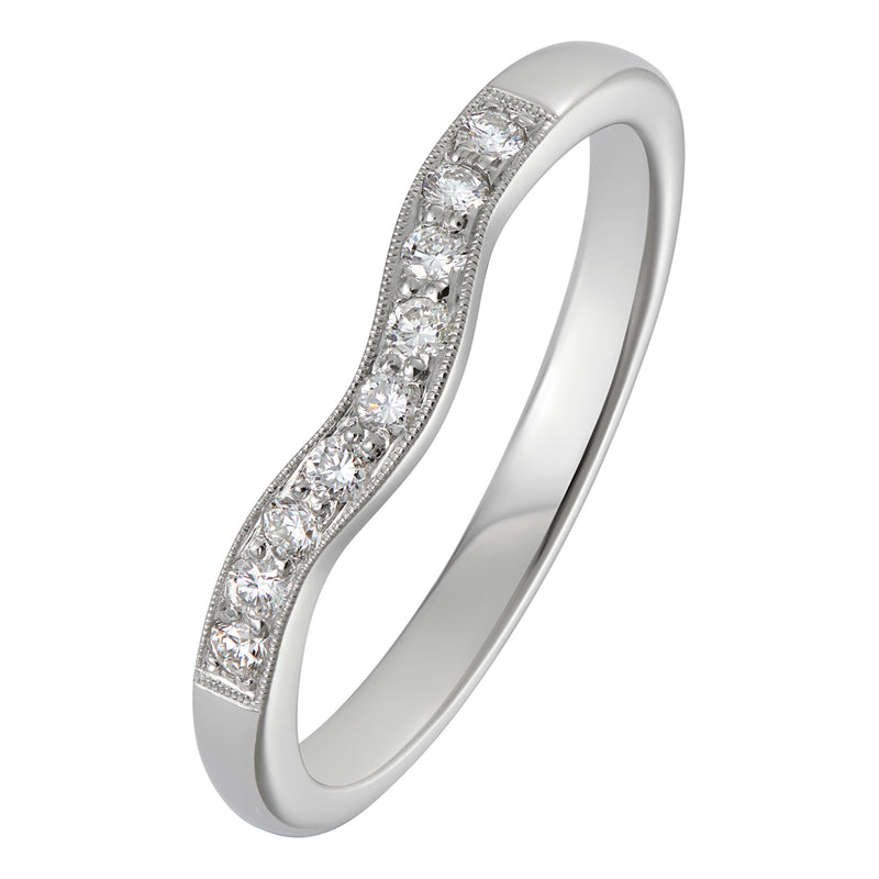 curved diamond wedding ring-in-platinum