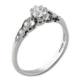 Edwardian diamond engagement ring