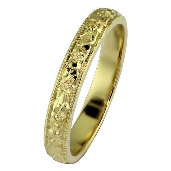 18 carat yellow gold women's orange blossom ring