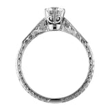 Patterned Art Deco diamond ring